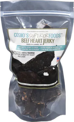 Cosmo's Superior Foods - Dog Treats Beef Heart Jerky
