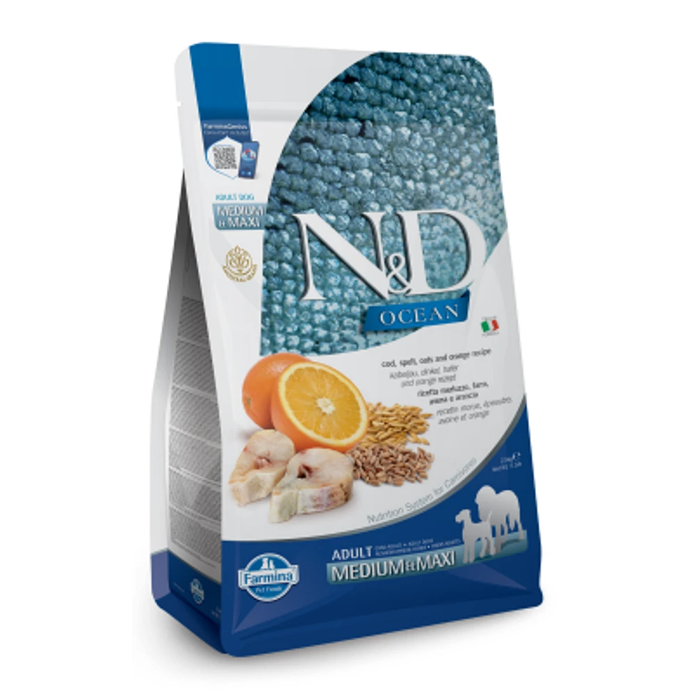 Farmina - Dry Dog Food - Cod, Spelt