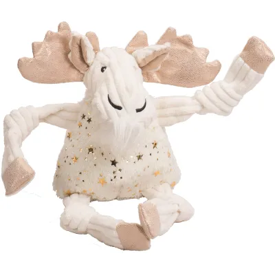 HuggleHounds - Dog Toy - Holiday Celebration Moose Knottie