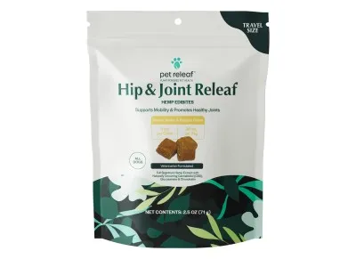 Pet Releaf - CBD Edibites - Hip & Joint Releaf Peanut Butter & Banana Travel Size