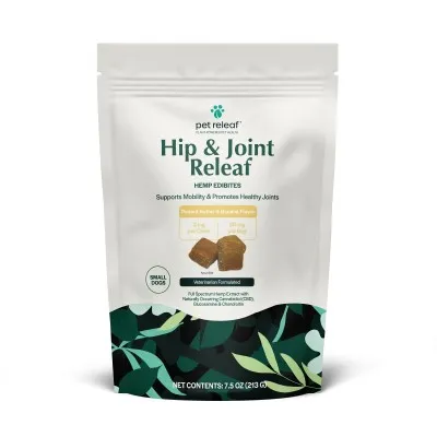 Pet Releaf - CBD Edibites - Hip & Joint Releaf Peanut Butter & Banana Small Breed