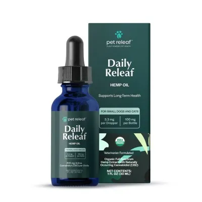 Pet Releaf - Daily Releaf CBD Hemp Oil - 100mg