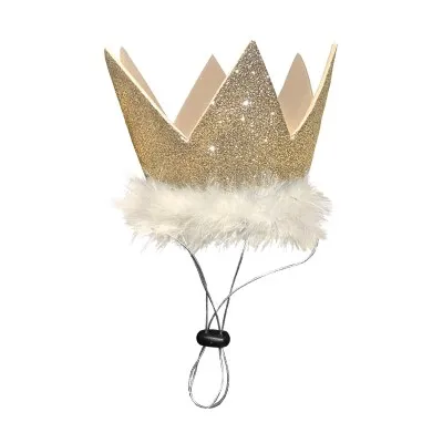 - Pet Apparel Gold Crown