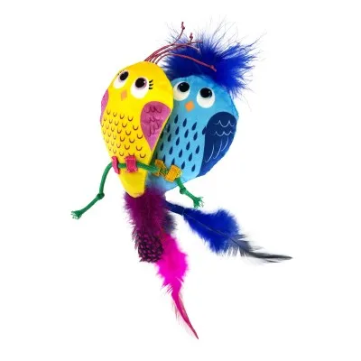 KONG - Cat Toy - Pull-A-Part Birds with Catnip