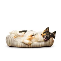 Arjan  - Dog Bed - Snuggleton Gray Linen