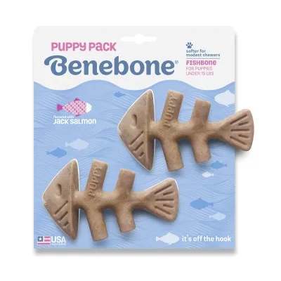 Benebone - Puppy Chew Toy - Fish Bone
