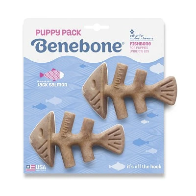 Benebone - Puppy Chew Toy - Fish Bone