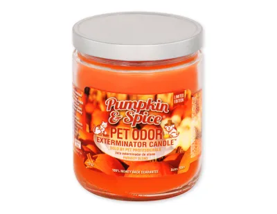 Specialty Pet - Pet Odor Exterminator Candle - Pumpkin & Spice