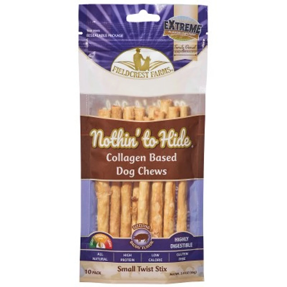 Ethical Pet - Rawhide Alternative Twist Sticks - Pork