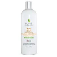 Pure and Natural Pet - Dog Shampoo - Shed Control 3-in-1