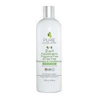 Pure and Natural Pet - Dog Shampoo - 2 in 1 Hypoallergenic