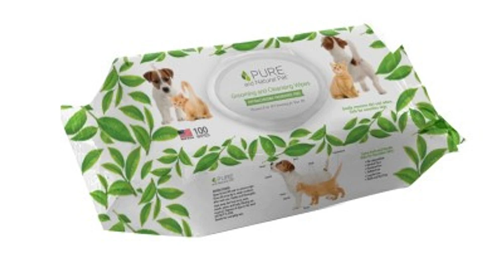 Pure and Natural Pet - Cat and Dog  - Unscented Wipes