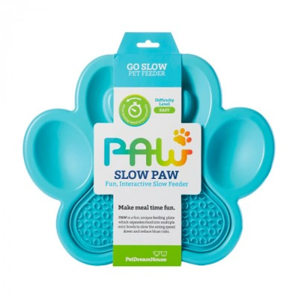 PetDreamHouse - 2 in 1 Slow Feeder & Lick Pad - Blue