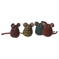 HuggleHounds - Cat Toy - Hugglekats - Mouse with Catnip - Assorted