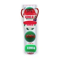 KONG Holiday - Dog Toys - Holiday Occassions Balls 4 Pack