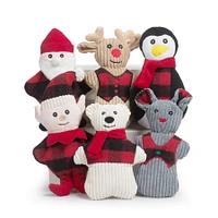 HuggleHounds - Dog Toy - Holiday Cookie Toy - assorted