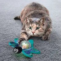 KONG - Cat Toy - Bat-A-Bout Flicker Firefly Assorted