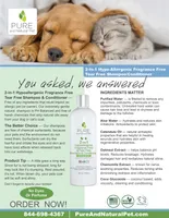 Pure and Natural Pet - Dog Shampoo - 2-in-1 Hypoallergenic