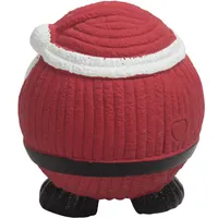 HuggleHounds - Dog Toy - Ruff-Tex Santa Ball