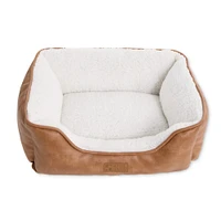 Hotel Doggy - Dog Bed - Tan Bolster Bed