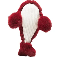 HuggleHounds - Dog Toy - Christmas Red Narwhal Knottie