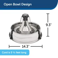 Drinkwell - Stainless Steel Pet Fountain - 360