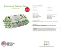 Pure and Natural Pet - Cat and Dog  - Unscented Wipes