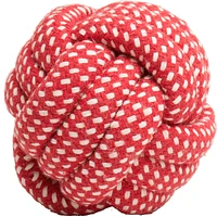 HuggleHounds - Dog Toy - Christmas Knotted Ball