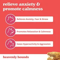 Heavenly Hounds - Calming Dog Treat - Peanut Butter Relaxation Square