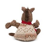 HuggleHounds - Plush Dog Toy - Cinnamon Horse Knottie