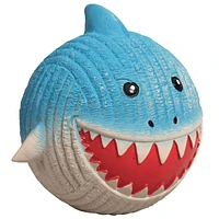 HuggleHounds - Dog Toy - Finn the Shark Ruff-Tex Ball