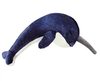 Fluff & Tuff - Plush Dog Toy - Bleu Narwhal