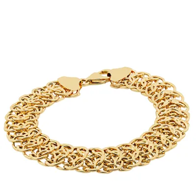 18" Woven Necklace in 10K Yellow Gold - FB160407YX-10KY-18