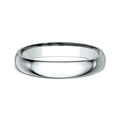 Benchmark Ladies' 3.0mm Polished Comfort-Fit Wedding Band 10K White Gold - LCF13010KW07