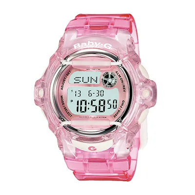 G-Shock Ladies' Baby-G Pink Watch with Digital Display