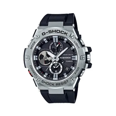 G-Shock Men's Solar Black Resin Watch - GST-B100-1ACR