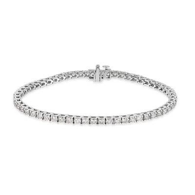 3 ct. tw. Diamond Tennis Bracelet in 14K White Gold