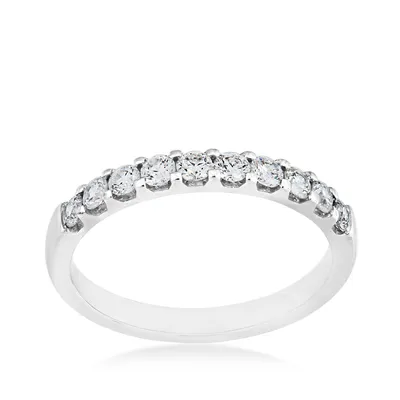 1/2 ct. tw. Round Brilliant Diamond Stackable Anniversary Band 14K Gold