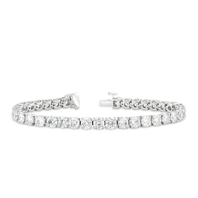 Adamante 15 ct. tw. Lab-Grown Diamond Tennis Bracelet in 14K White Gold