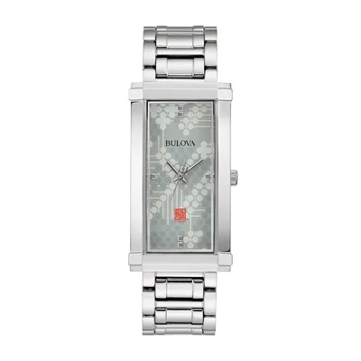 Bulova Frank Lloyd Wright Ladies' Pattern No.106 Watch with Gray Dial