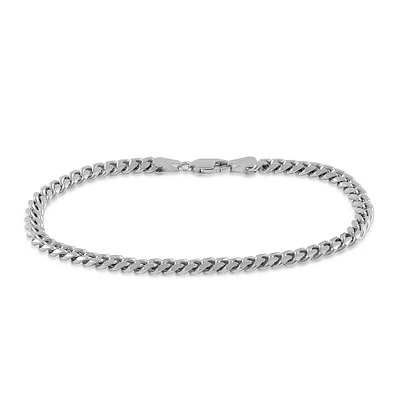 Men's 5mm 8.5" Miami Cuban Chain Bracelet in Sterling Silver