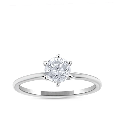 Premier Natural -/ ct. tw. Round Brilliant Diamond Solitaire Engagement Ring 14K Gold