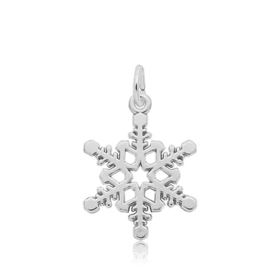 Snowflake Charm in Sterling Silver