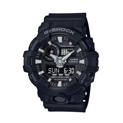 G-Shock Men's Super Illuminator Black Watch - GA-700-1BCR