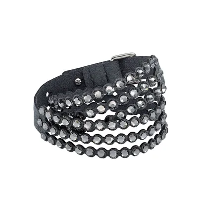 Swarovski Power Collection Slake Bracelet in Dark Grey Crystal - 5512509