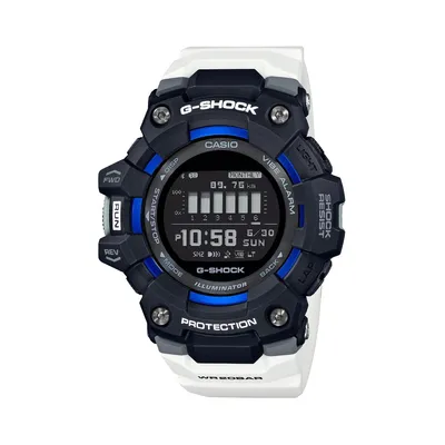 G-Shock Men's Power Trainer White and Black Watch - GBD-100-1A7CR