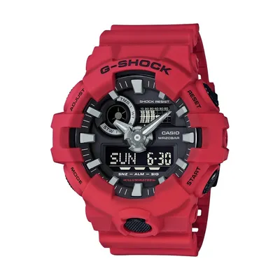 G-Shock Men's Super Illuminator Red and Black Watch