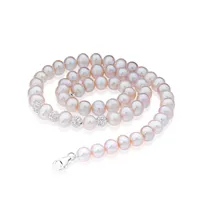 7-8MM Pink Freshwater Cultured Pearl Necklace