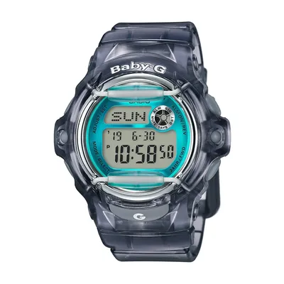 G-Shock Ladies' Whale Gray/Teal Analog Watch - BG-169R-8BCR