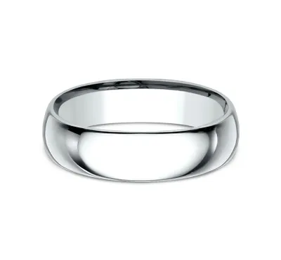 Benchmark Men's 6.0mm Comfort-Fit Polished Wedding Band 10K Gold